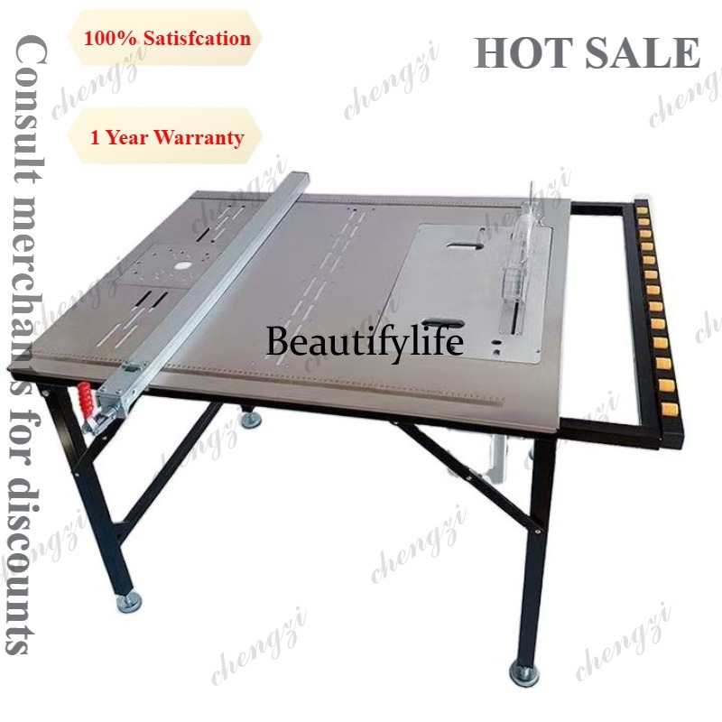 Woodworking Workbench - Serra de Bancada Portátil Multifuncional Dobrável