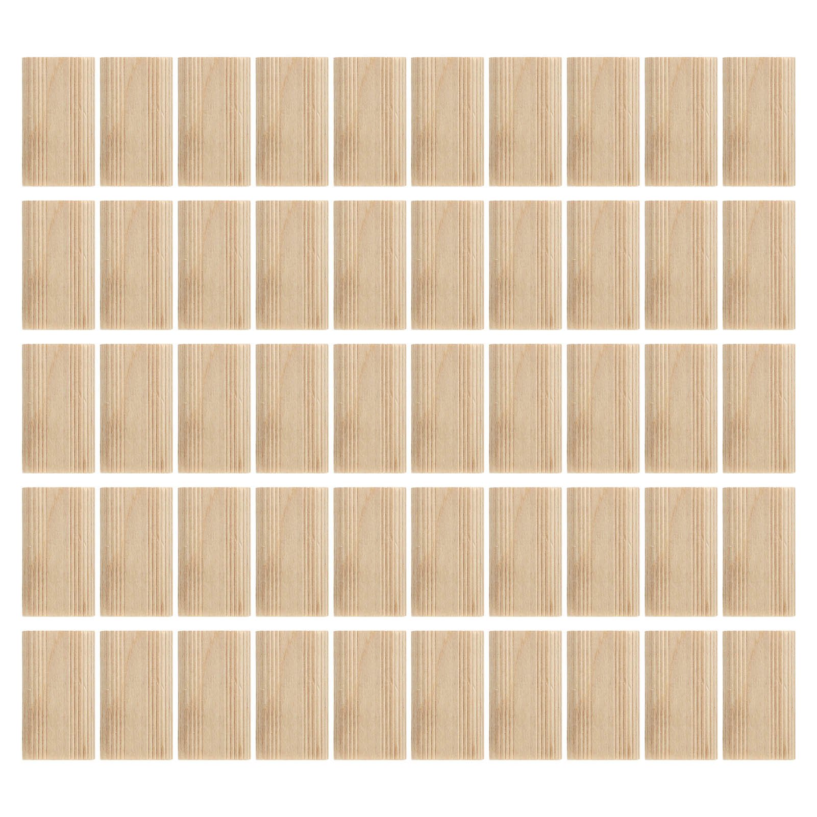 Woodworking Domino - 50 Peças de Tenon de Madeira
