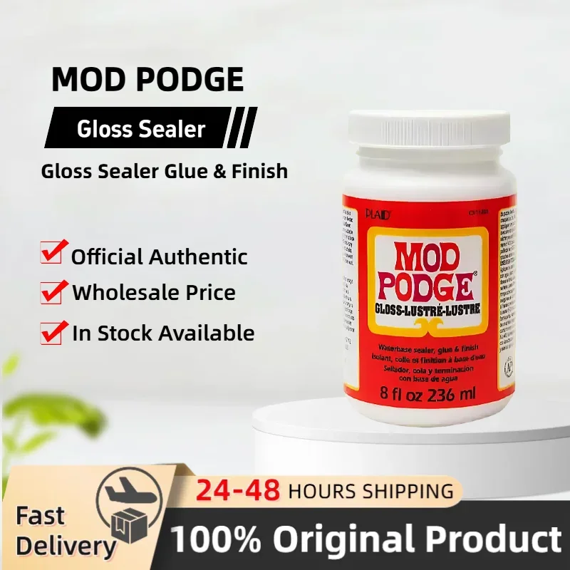 Woodworking Quick Glue - Mod Podge Gloss Sealer Cola Acabamento