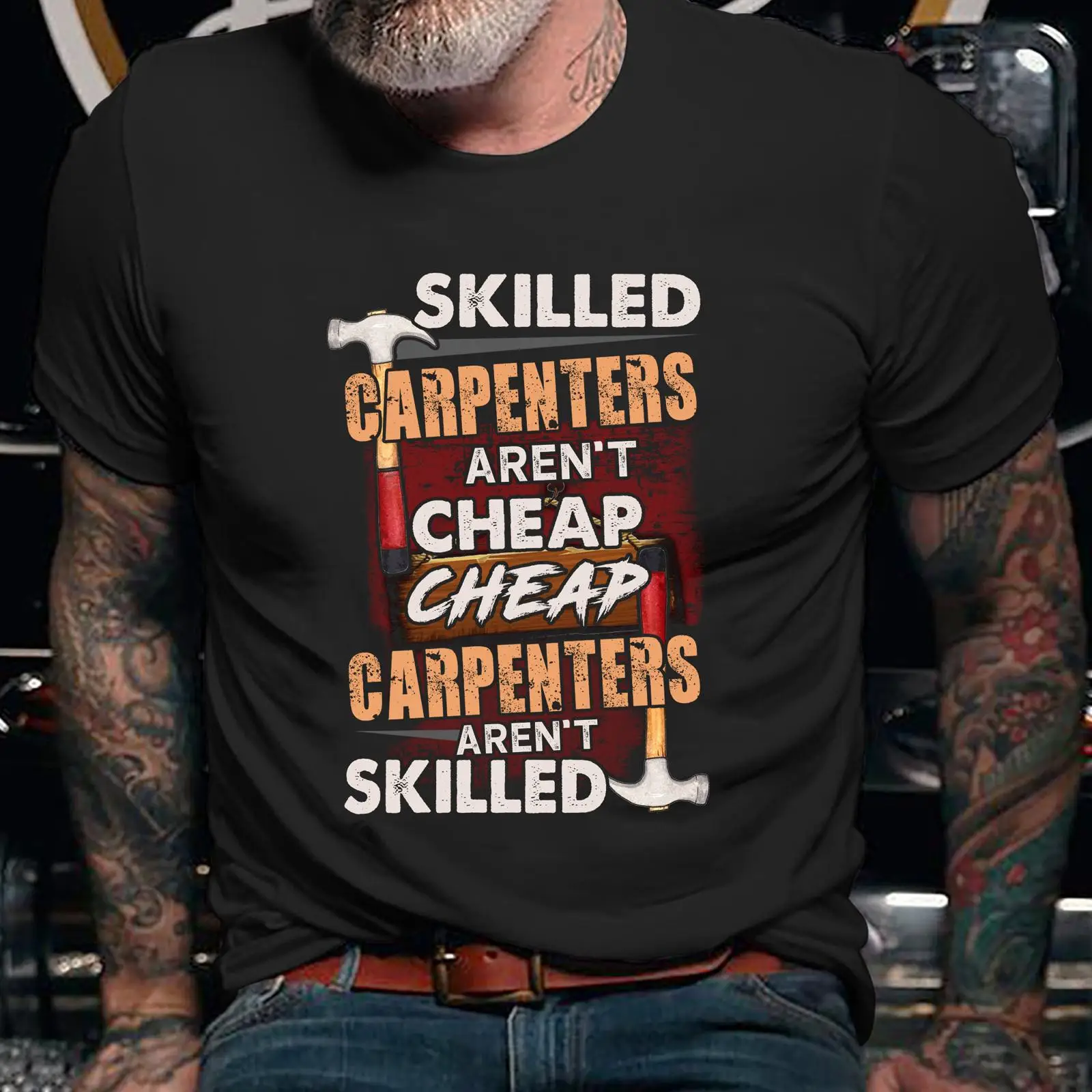 Woodworking Quotes Funny - Camiseta com citação engraçada: Carpinteiros habilidosos