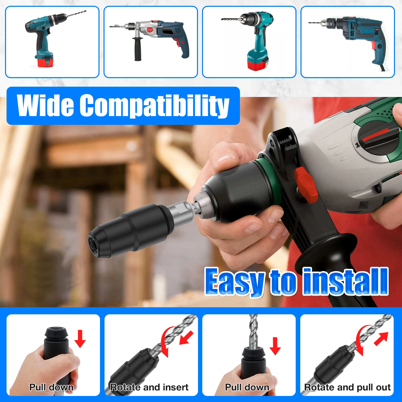 Adaptador SDS Plus para SDS Ma - Woodworking Hammer avaliação e preço