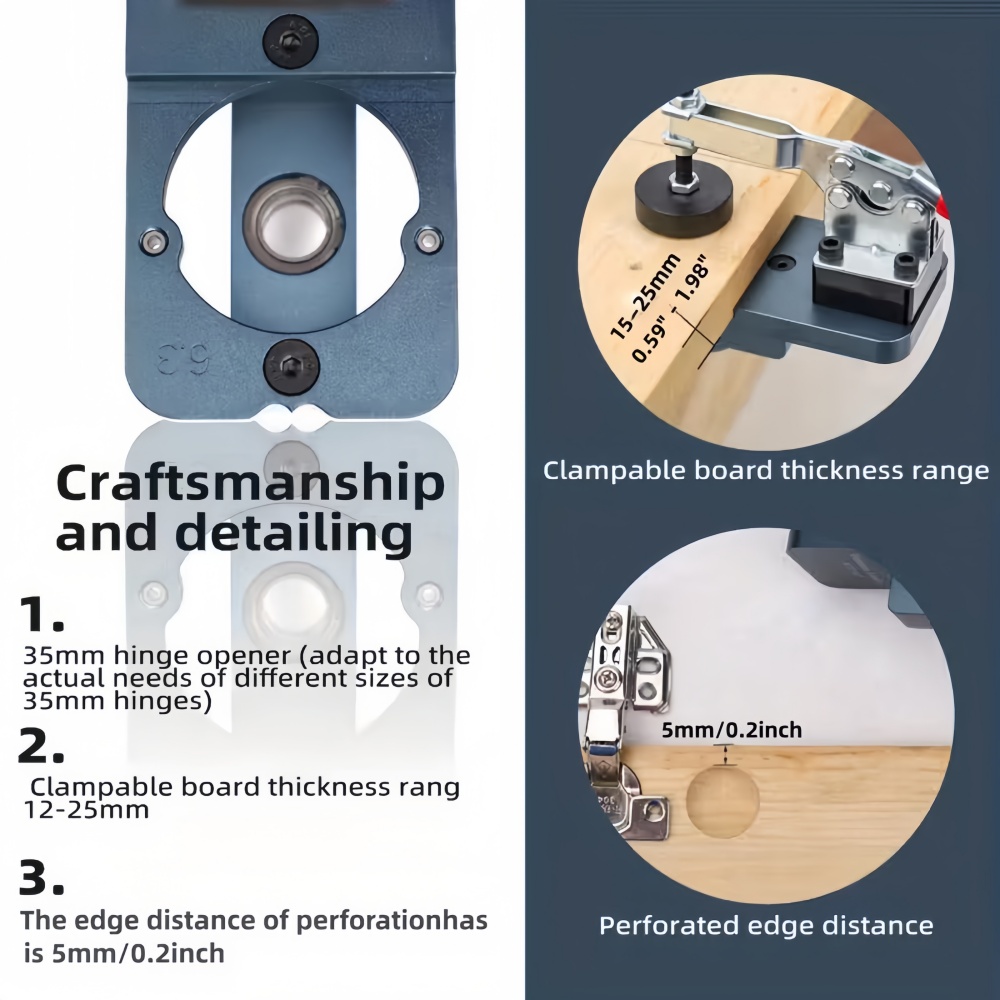 Kit Gabarito para Dobradiças d - Woodworking Design Software avaliação e preço