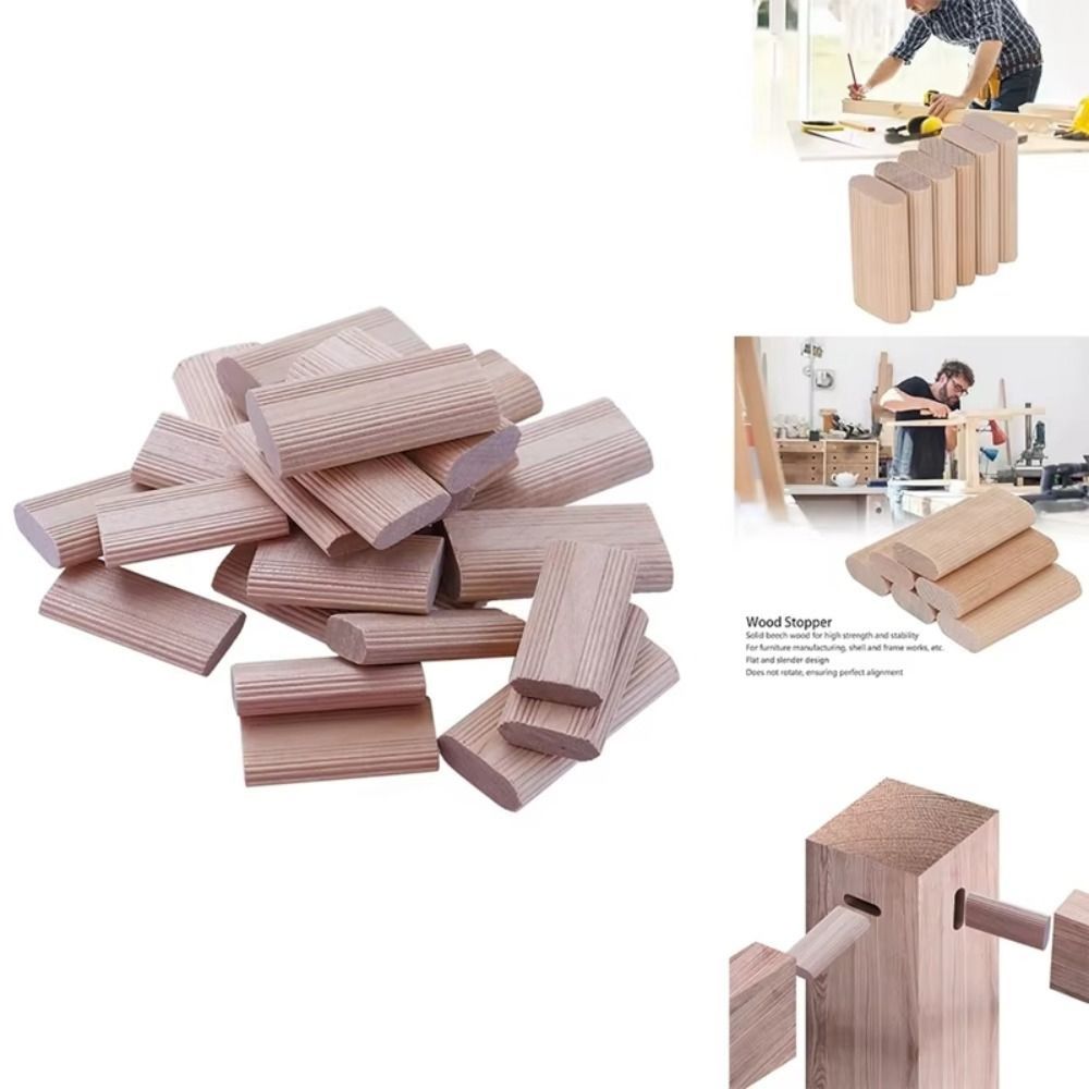 50/100 peças madeira de faia d - Woodworking Domino avaliação e preço