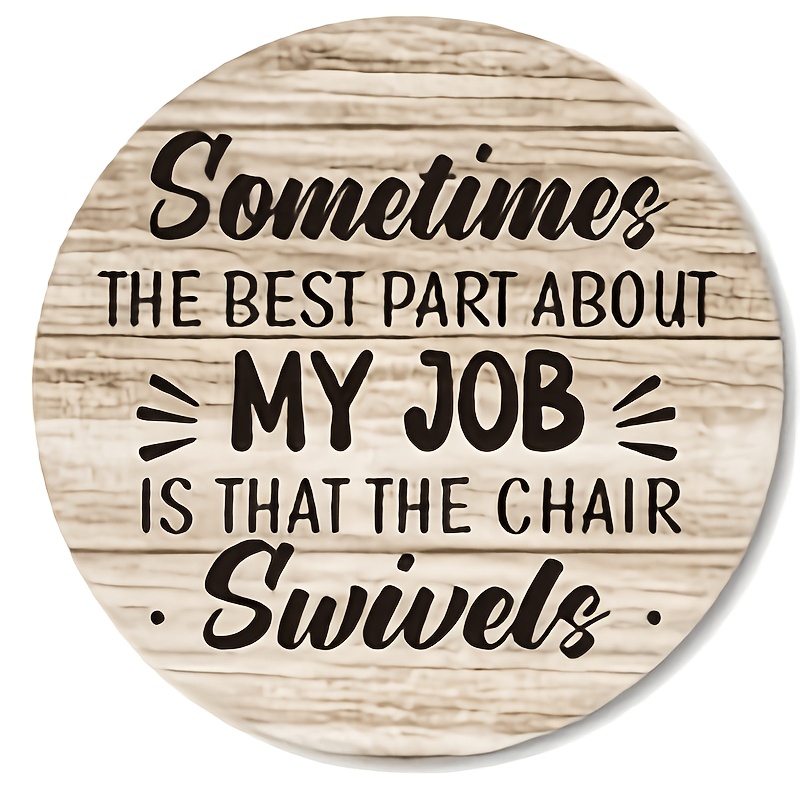 Placas de Parede Redondas de M - Woodworking Quotes Funny avaliação e preço